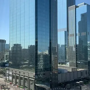 квартира с видом на Abu Dhabi Plaza Астана